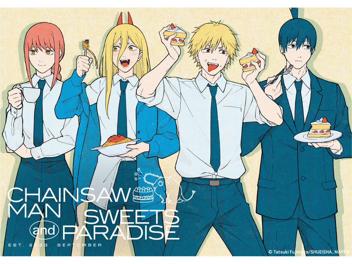 スイーツパラダイス×チェンソーマン！ 仙台パルコ店にてコラボカフェ